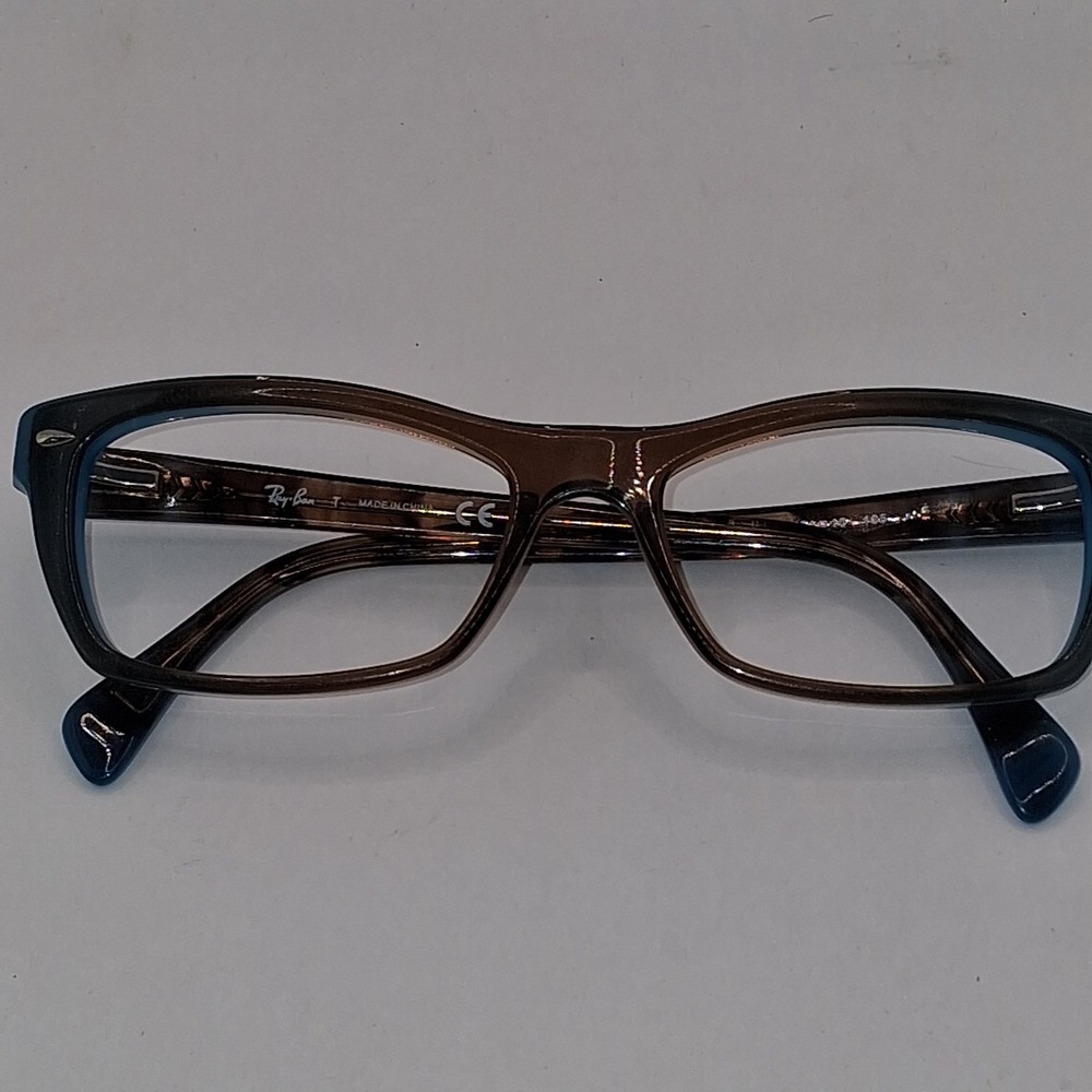 Ray-Ban 5255 5490 Eyeglasses Brown Blue 51-16-135 Frames